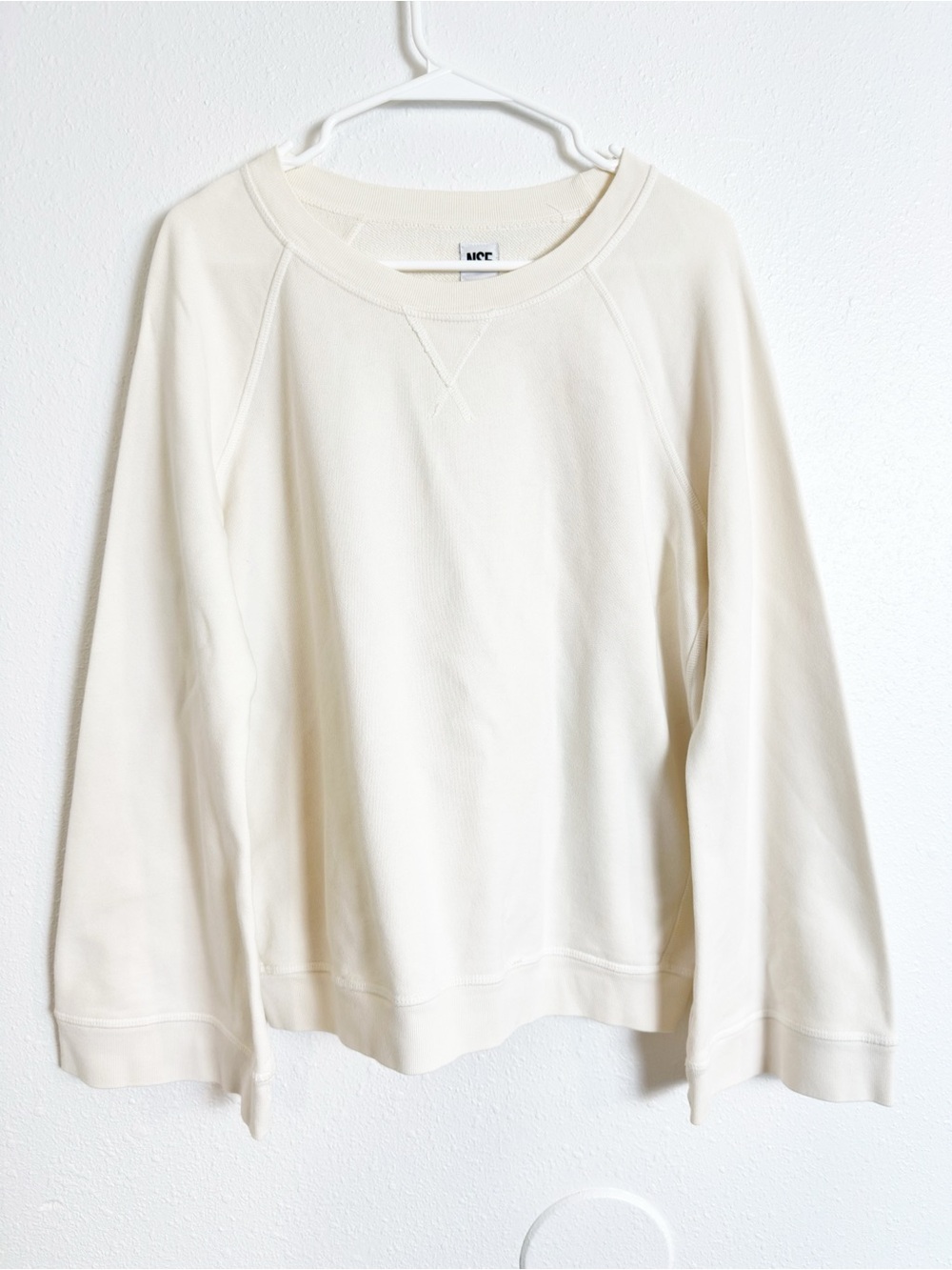 NSF crewneck wide sleep pullover sweatshirt